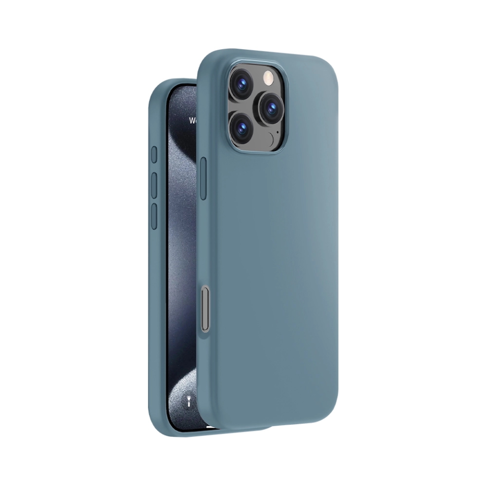 Чехол Deppa Liquid Silicone Magsafe для iPhone 16 Pro Темно-зеленый
