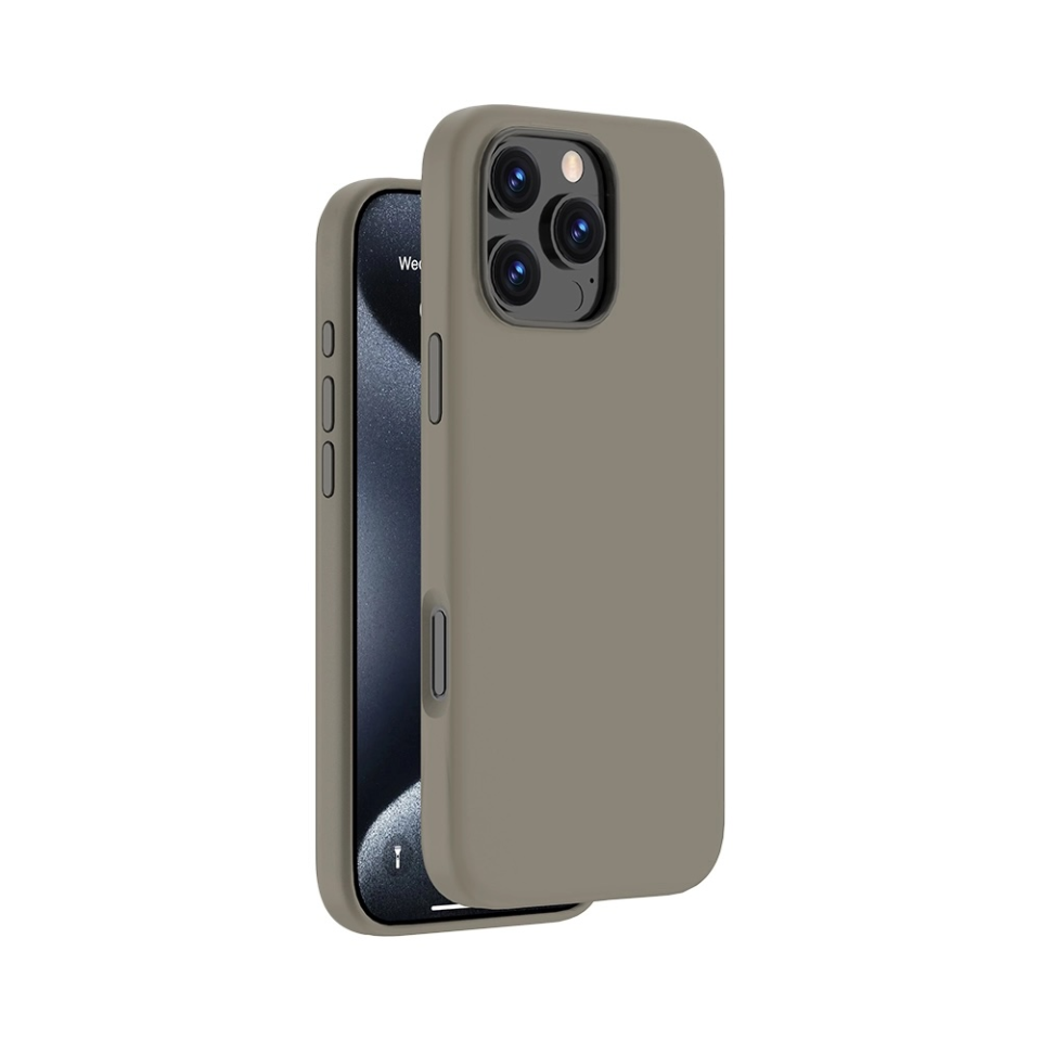 Чехол Deppa Liquid Silicone Magsafe для iPhone 16 Pro Серый