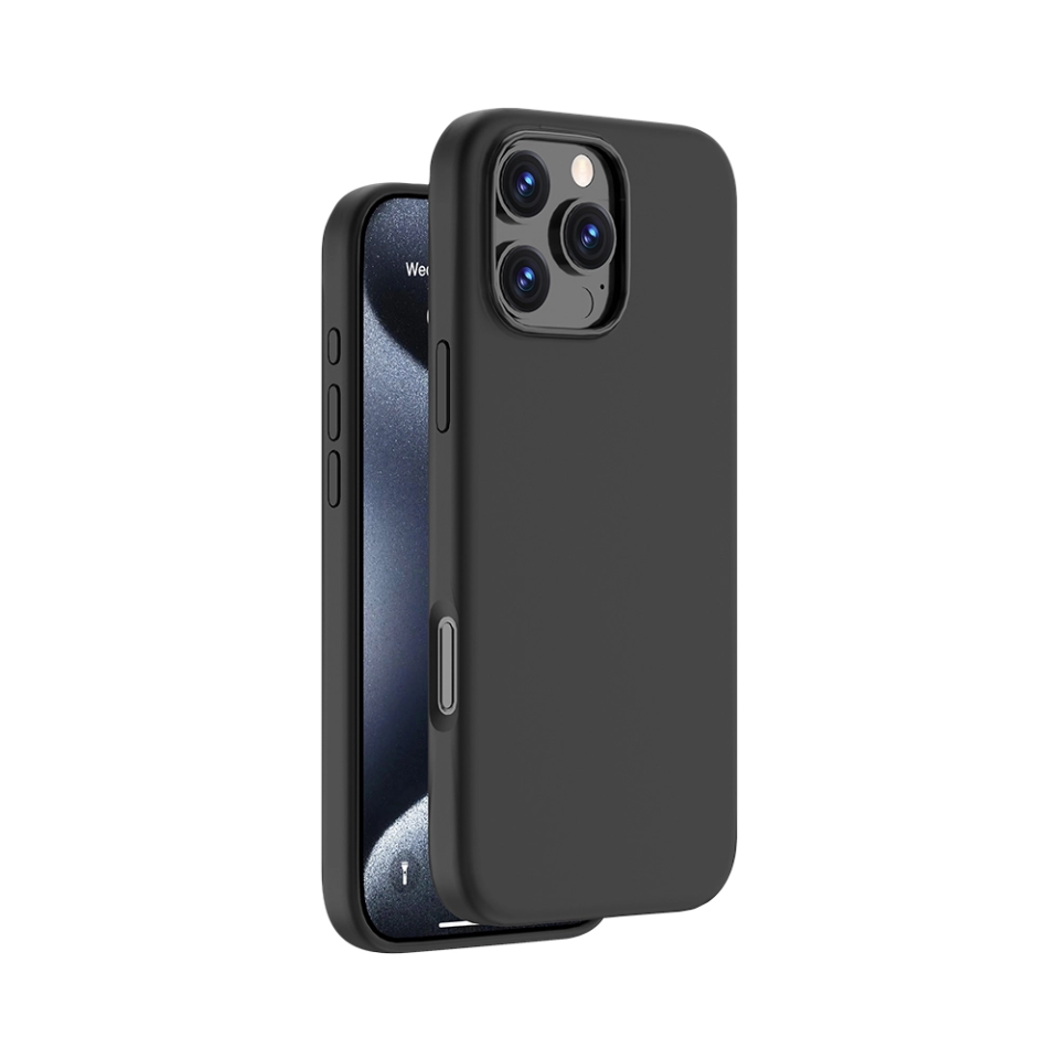 Чехол Deppa Liquid Silicone Magsafe для iPhone 16 Pro Черный